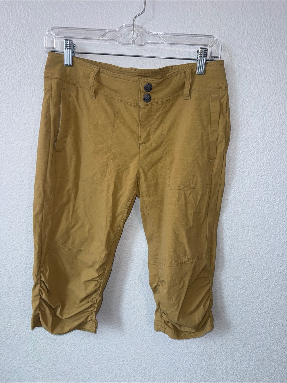 Prana Ruched Hem Crop Pants